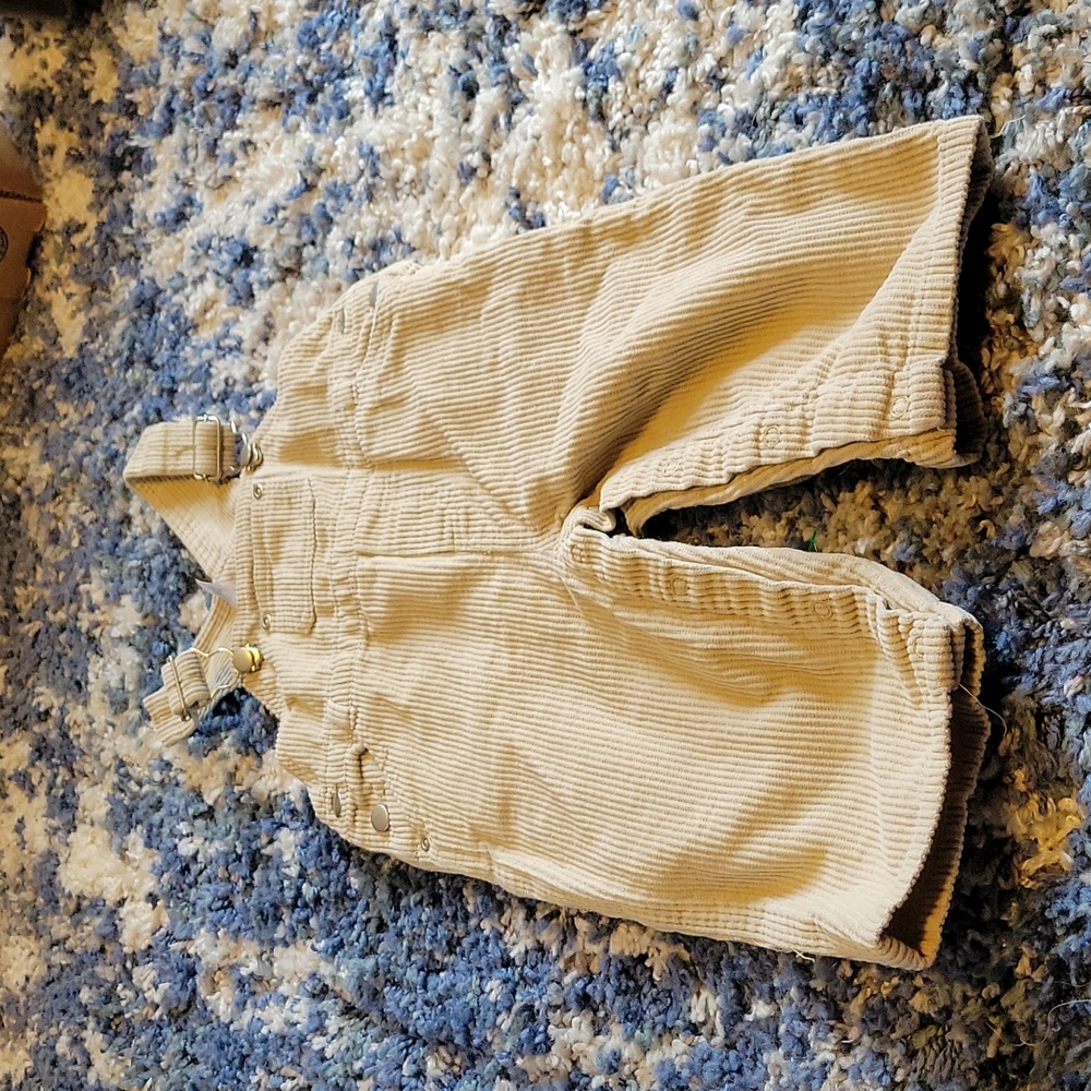 Greendog overalls tan corduroy 24 months